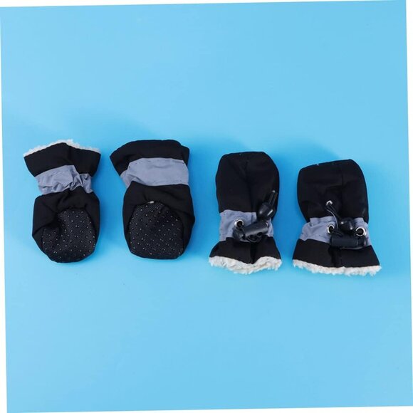 Rainboot Dogs Cat Shoes Rain Booties Winter Snow Rain Protector Warm Pet S - Picture 3 of 9